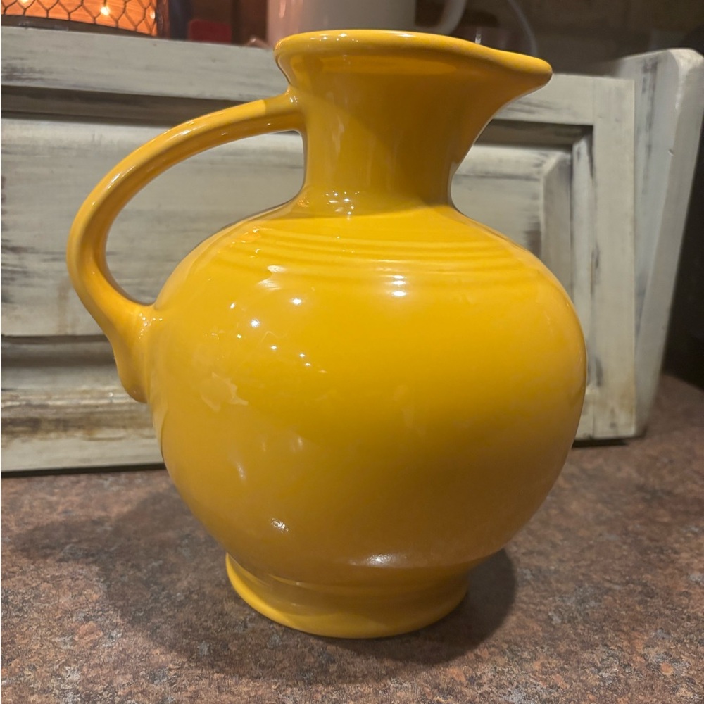 Fiesta marigold carafe